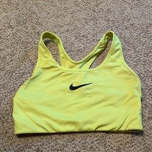 Nike. Dry fit neon sports bra. Size small.